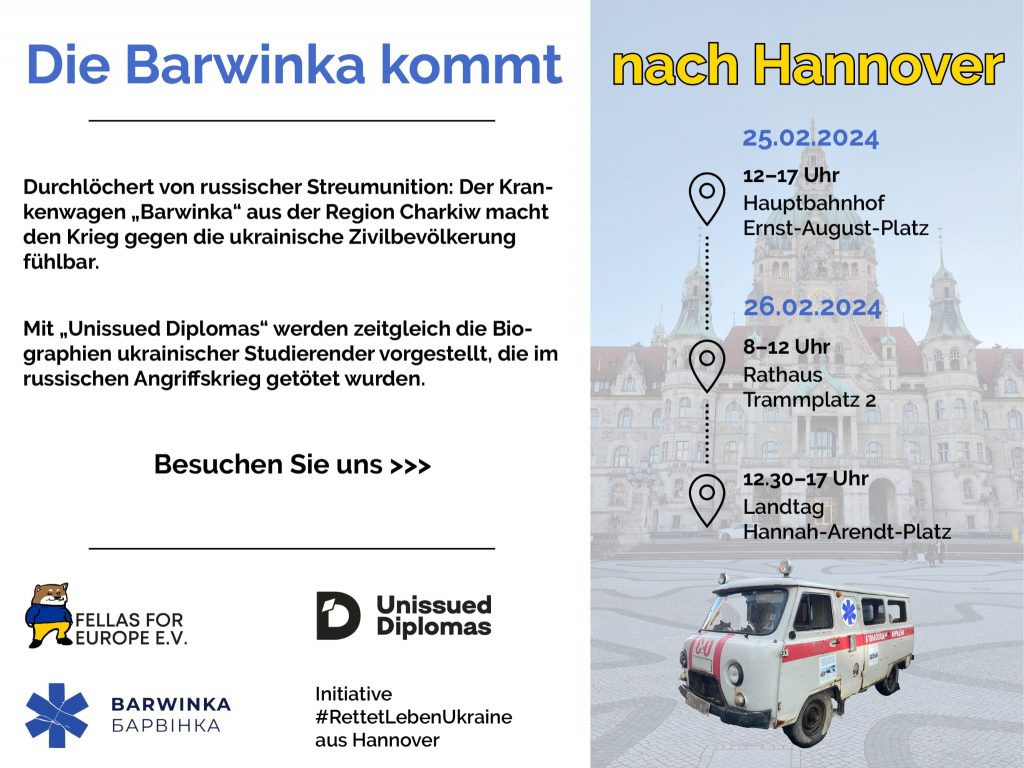 Die Barwinka kommt nach Hannover